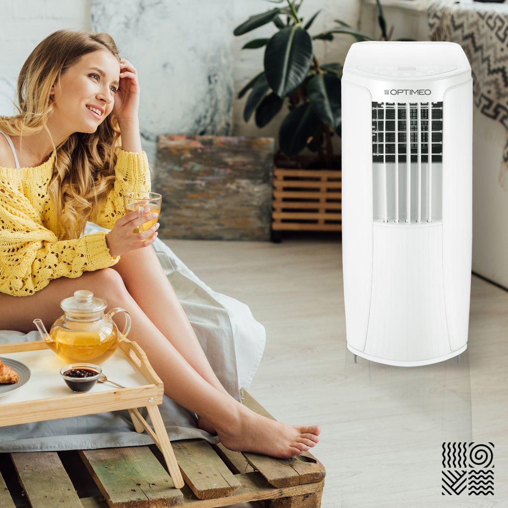 Voir la diapositive 4 : OPTIMEO Climatiseur OPC-C02-121