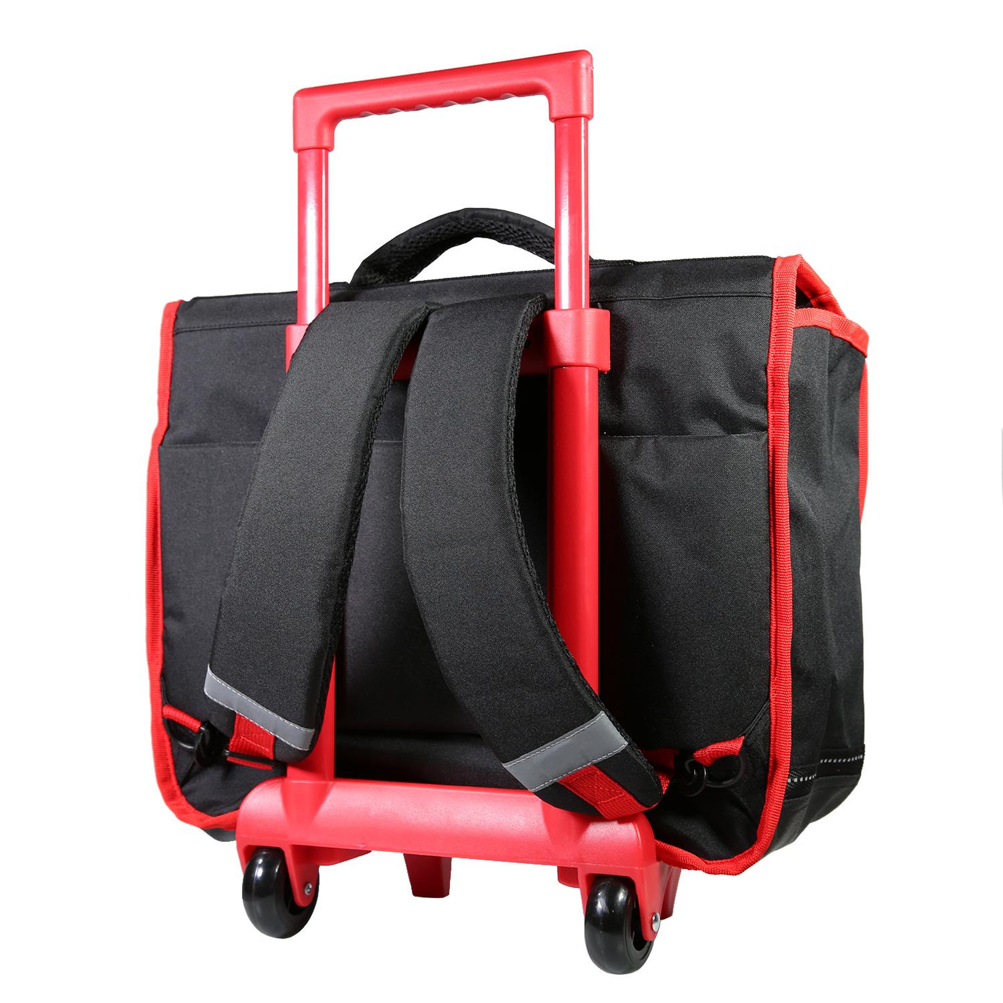 Voir la diapositive 6 : Bagtrotter BAGTROTTER Cartable à roulettes 38 cm Minecraft Noir