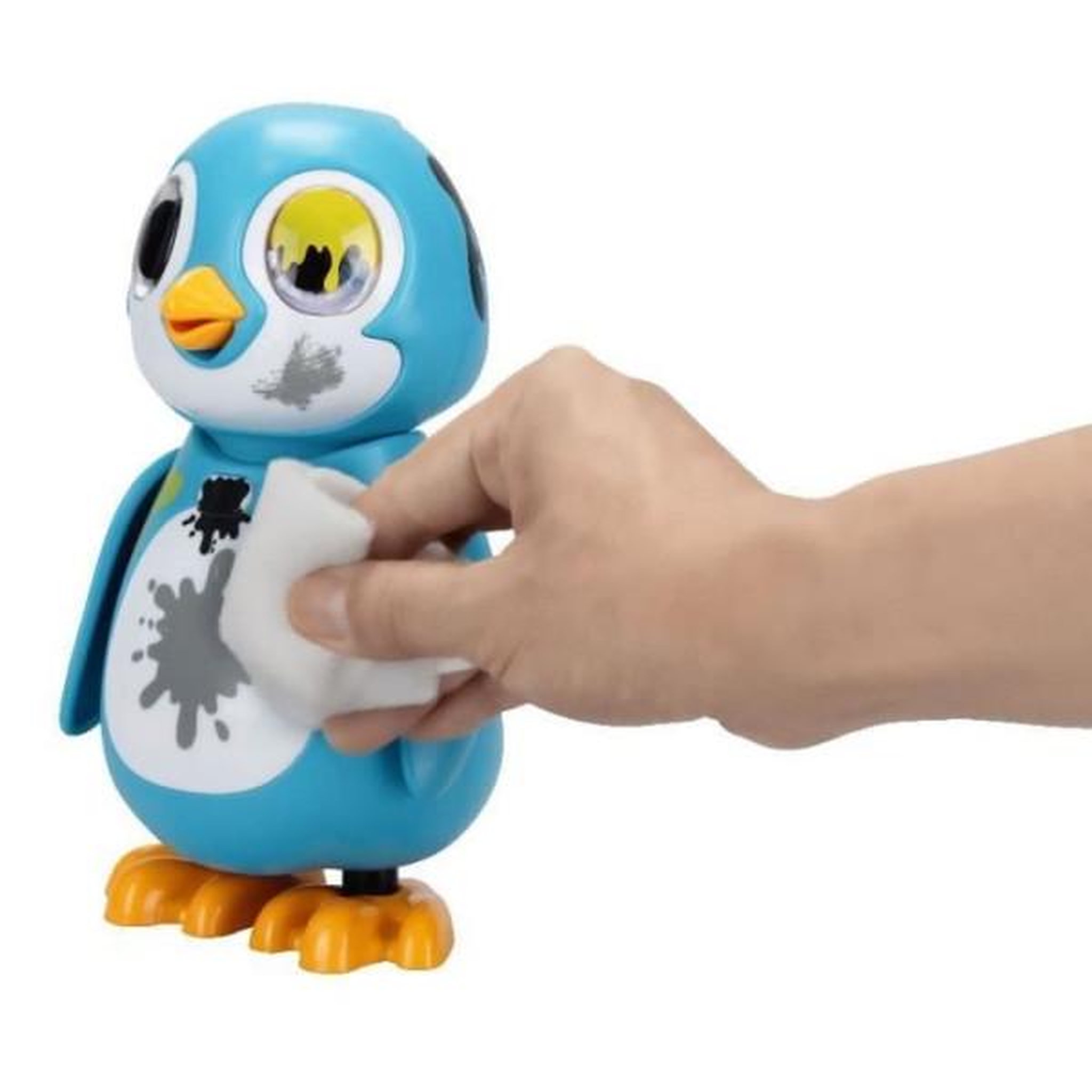 Voir la diapositive 4 : SILVERLIT Pingouin interactif bleu - silverlit - rescue penguin - 20 émotions - pack unboxing inclus