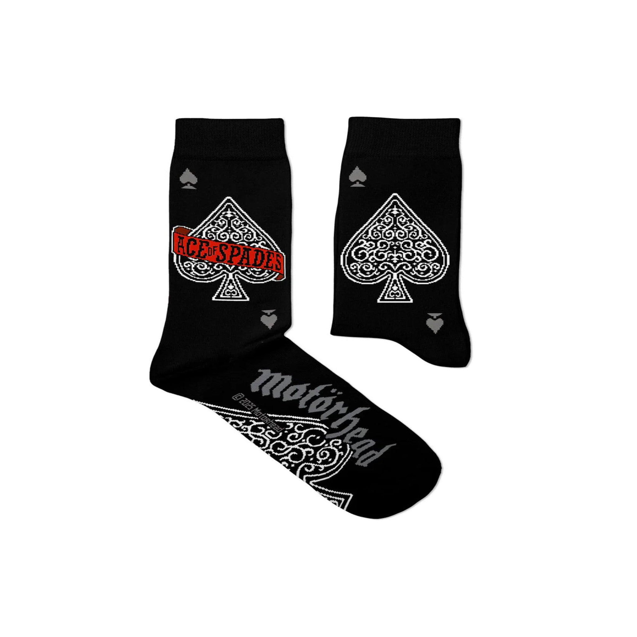 SOCK AFFAIRS Chaussettes motörhead, ace of spades. Coloris disponibles : Noir