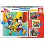 EDUCA Puzzles Progressifs de 12 à 25 pièces : Mickey et ses amis