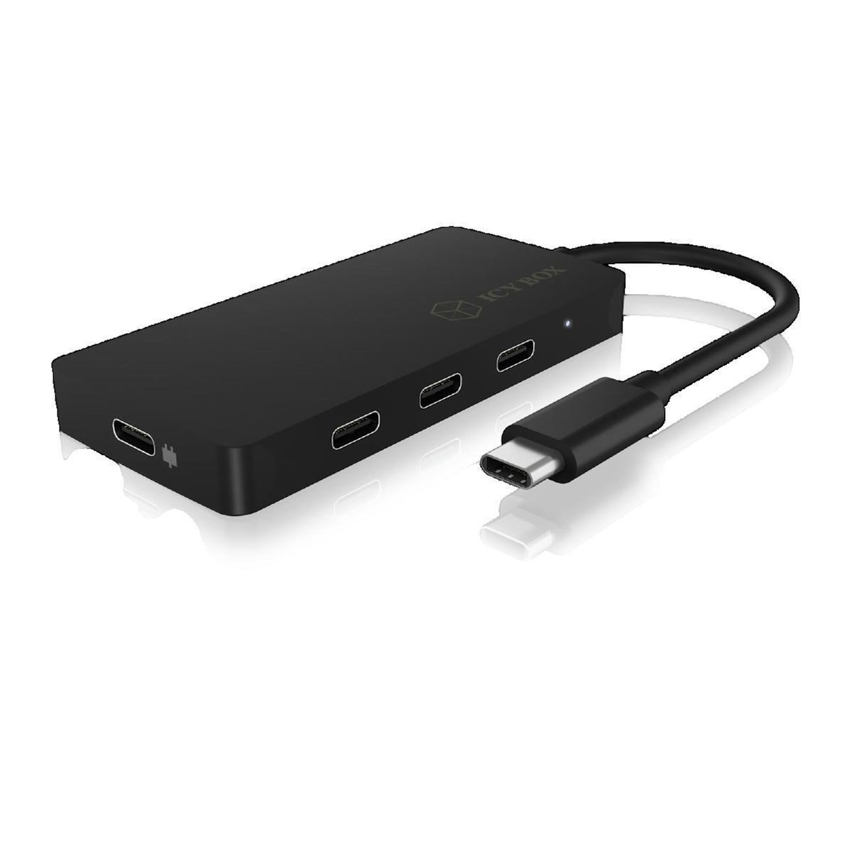 ICES Hub USB icy-box 4 ports USB 3.2 Gen 2 noir