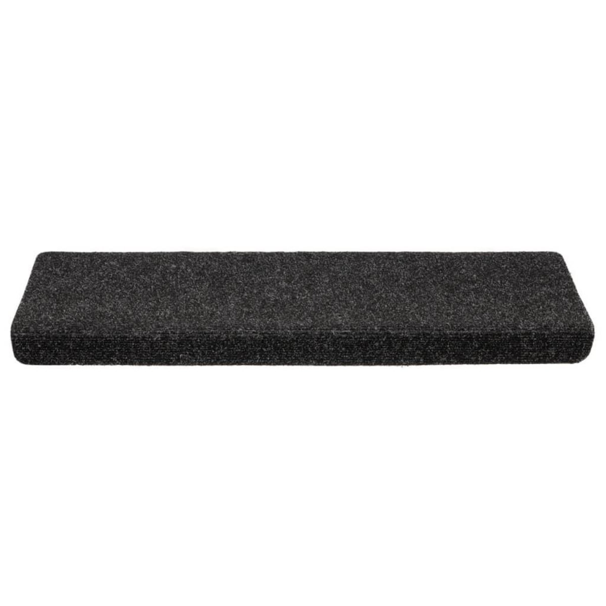 VIDAXL Tapis de marches d'escalier 10 pcs Noir 65x21x4 cm Aiguillete