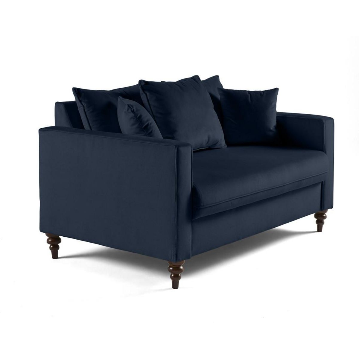 BEST MOBILIER Flamingo - canapé droit 2 places en velours