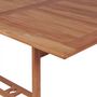 Voir la diapositive 4 : VIDAXL Table de jardin 180x90x75 cm Bois de teck solide