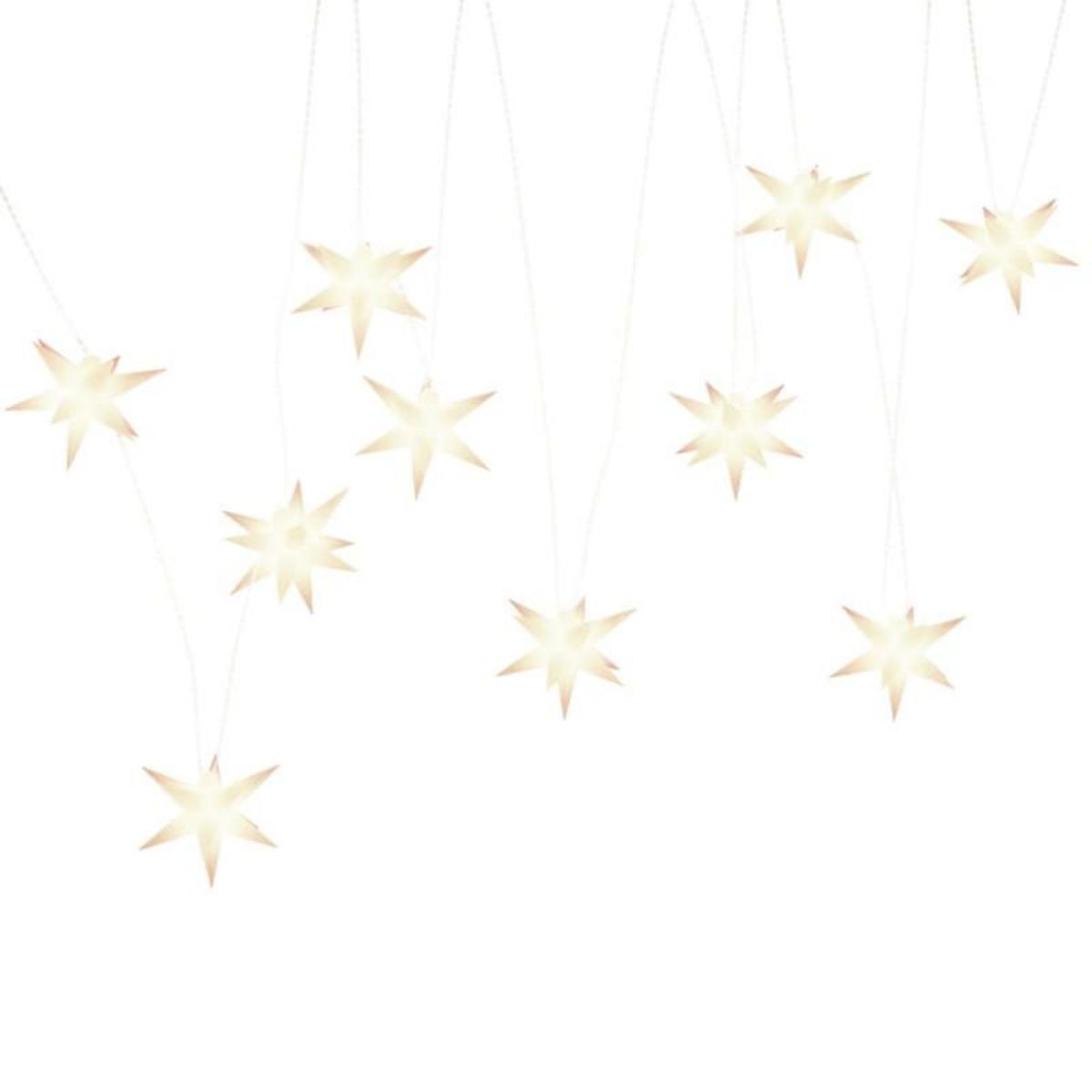 VIDAXL Lumière de Noël 10 LED blanc 10 cm