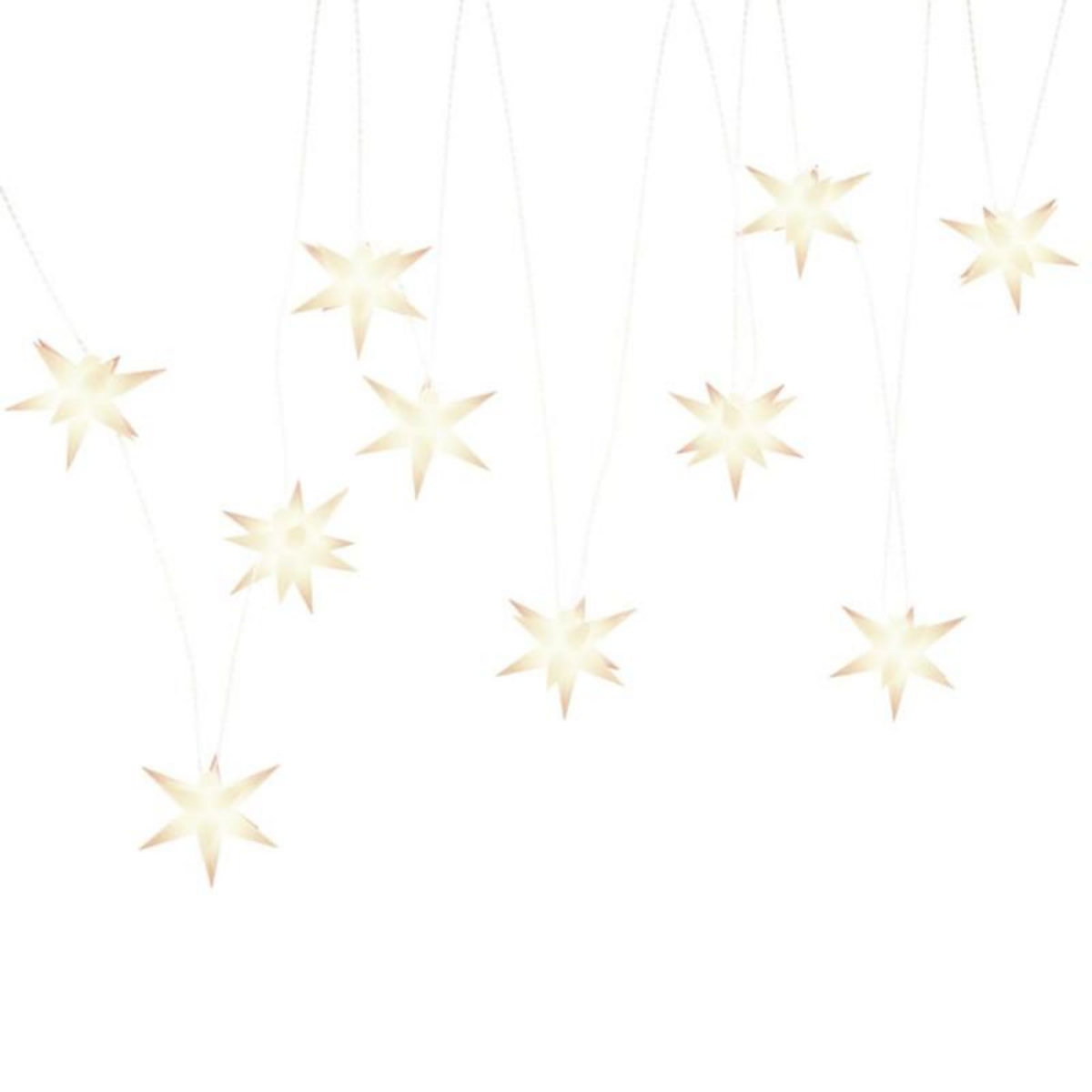 VIDAXL Lumière de Noël 10 LED blanc 10 cm