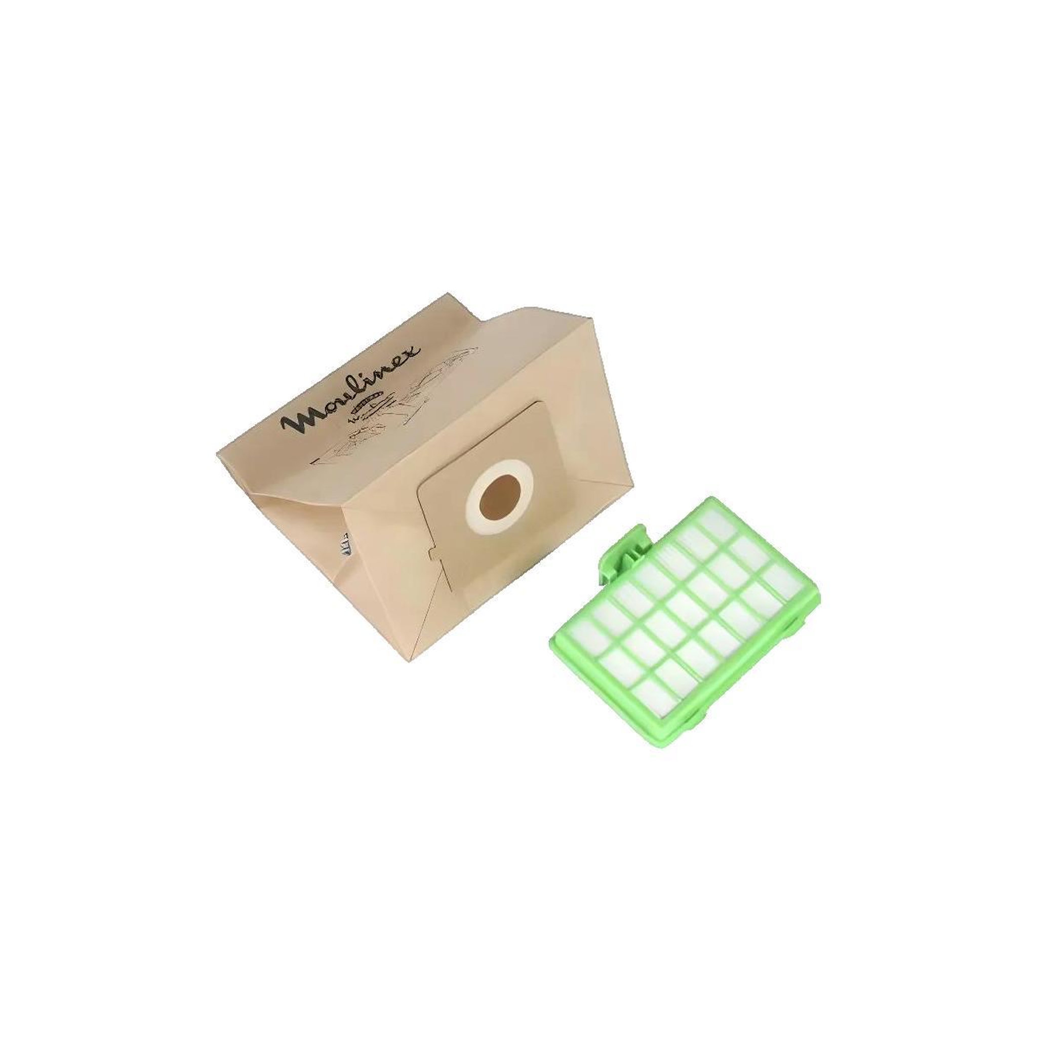 MOULINEX Sac aspirateur Moulinex Lot de 10 sacs avec filtre HEPA