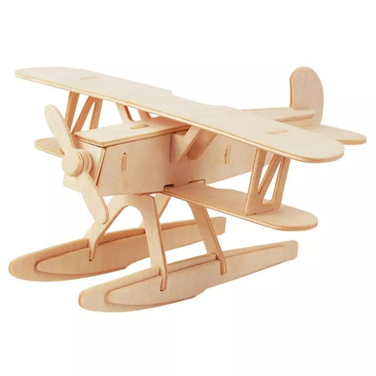 Eureka Toys Eureka - Gepetto's Jeux de construction en bois Kit 3D - avion 52473146