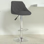 Voir la diapositive 1 : VIDAXL Tabouret de bar Gris fonce Velours