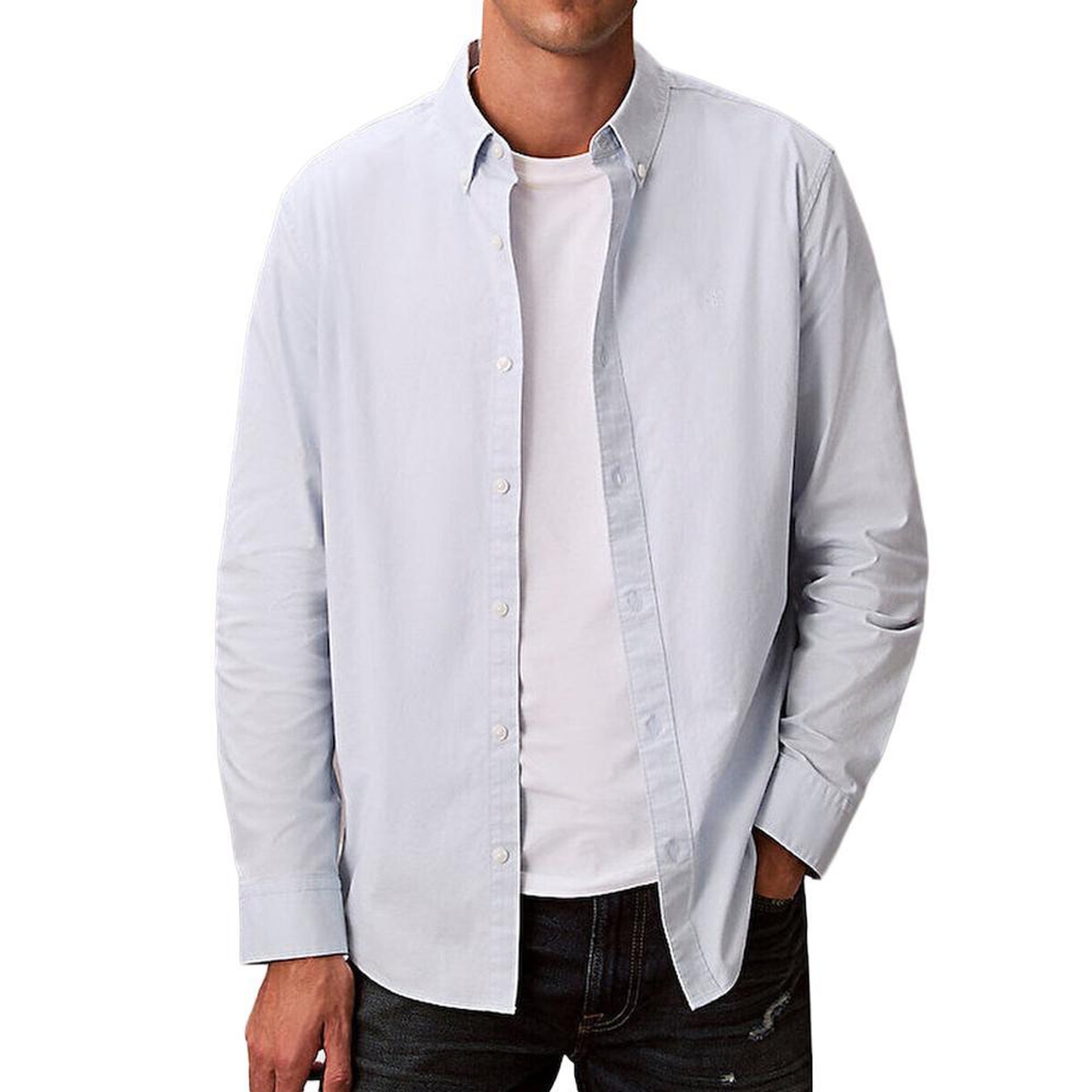 CALVIN KLEIN JEANS Chemise Bleu clair Homme Calvin Klein Jeans Oxfords. Coloris disponibles : Bleu