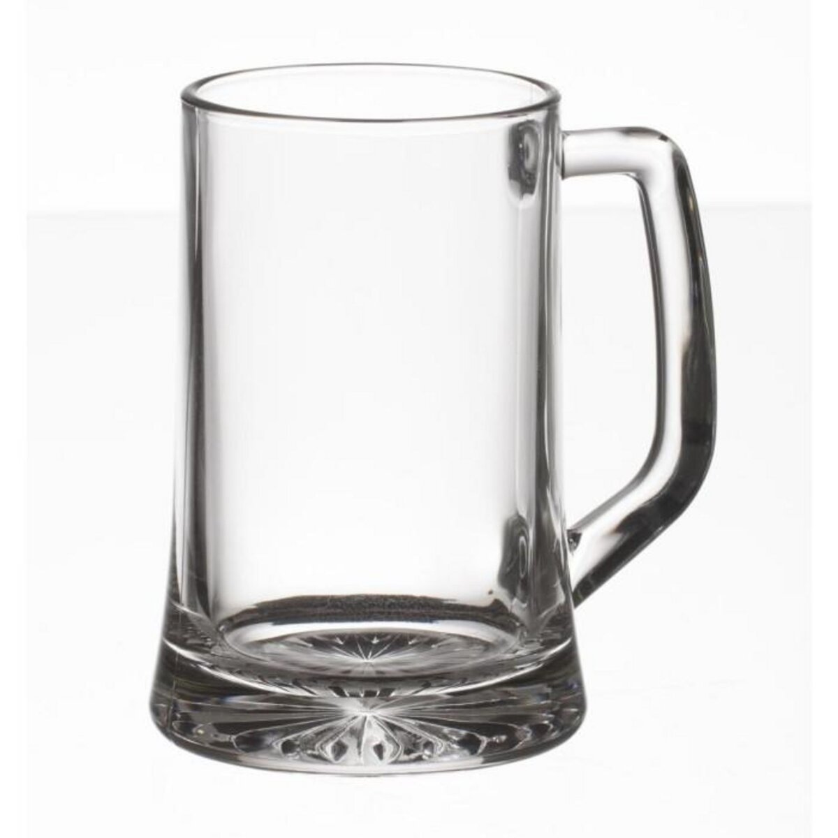 SECRET DE GOURMET Lot de 4 Verres à Bières  Anse  32cl Transparent