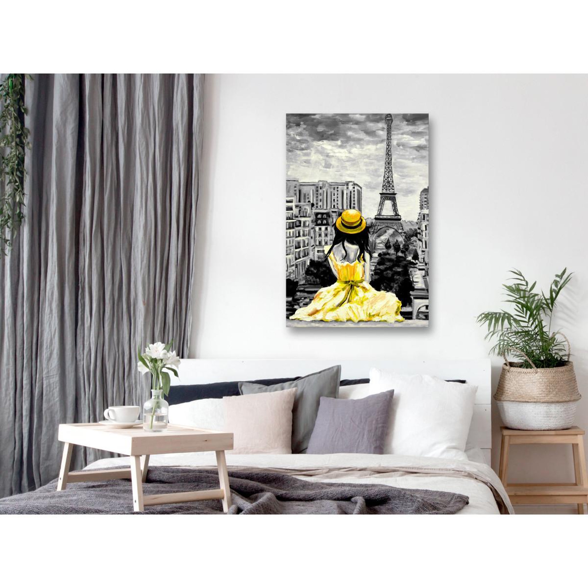 Voir la diapositive 2 : Paris Prix Tableau Imprimé  Paris Colour Yellow