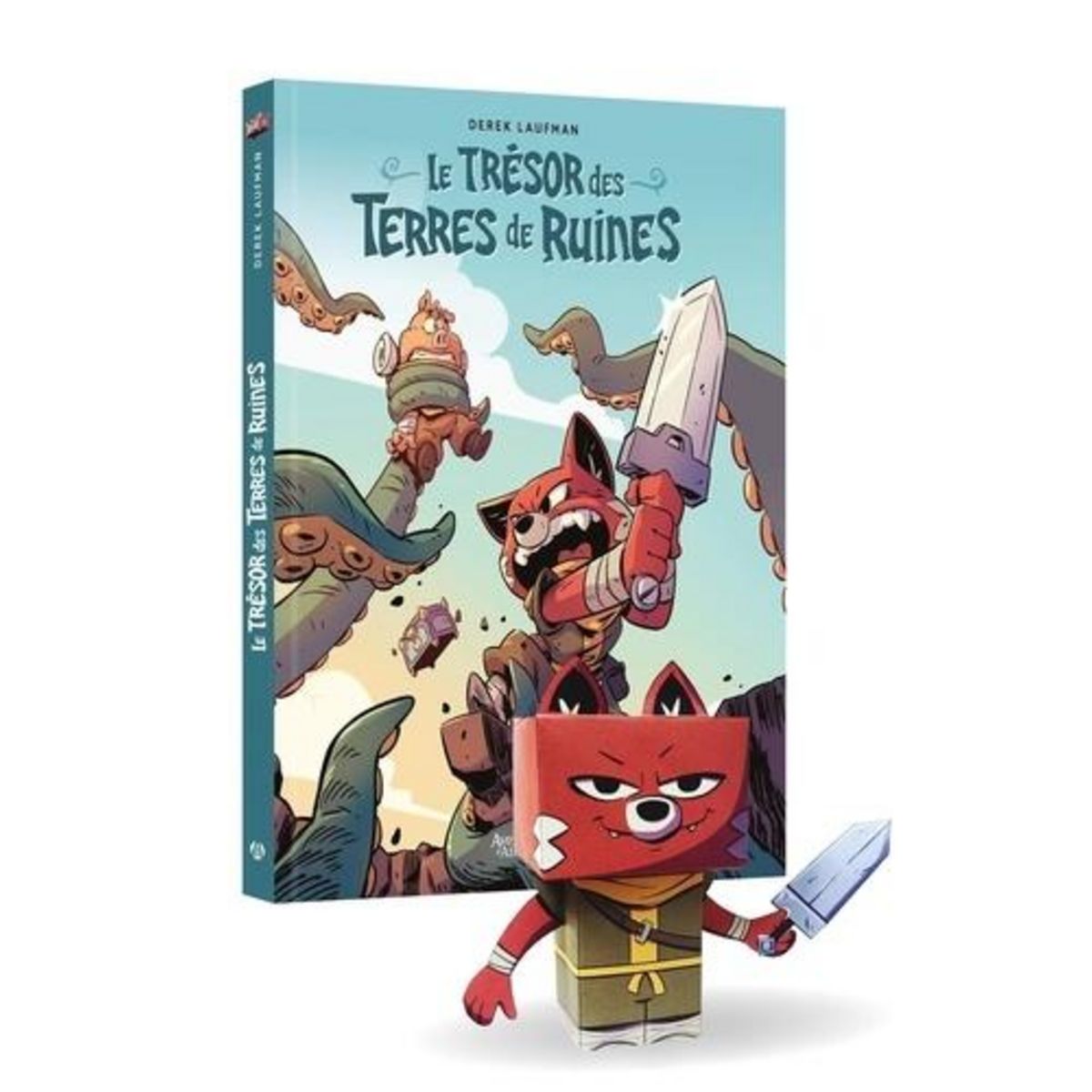 LE TRESOR DES TERRES DE RUINES TOME 1 . AVEC 1 PAPER TOY, EDITION LIMITEE, Laufman Derek