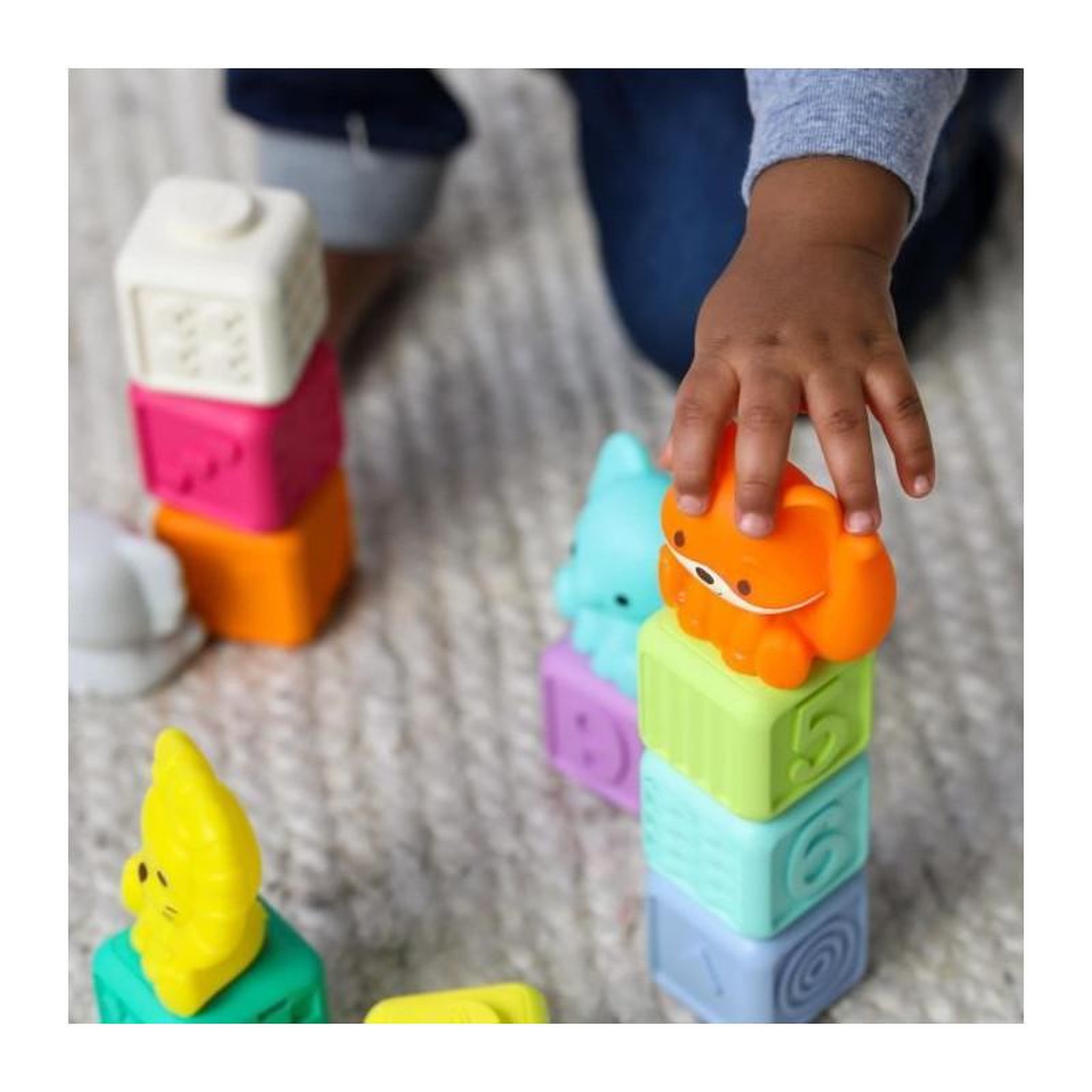 Voir la diapositive 5 : INFANTINO Coffret de 20 pieces sensorielles - INFANTINO - 315222 - Empilables