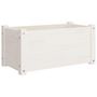Voir la diapositive 3 : VIDAXL Jardinieres d'exterieur 2 pcs Blanc 60x31x31 cm Bois de pin