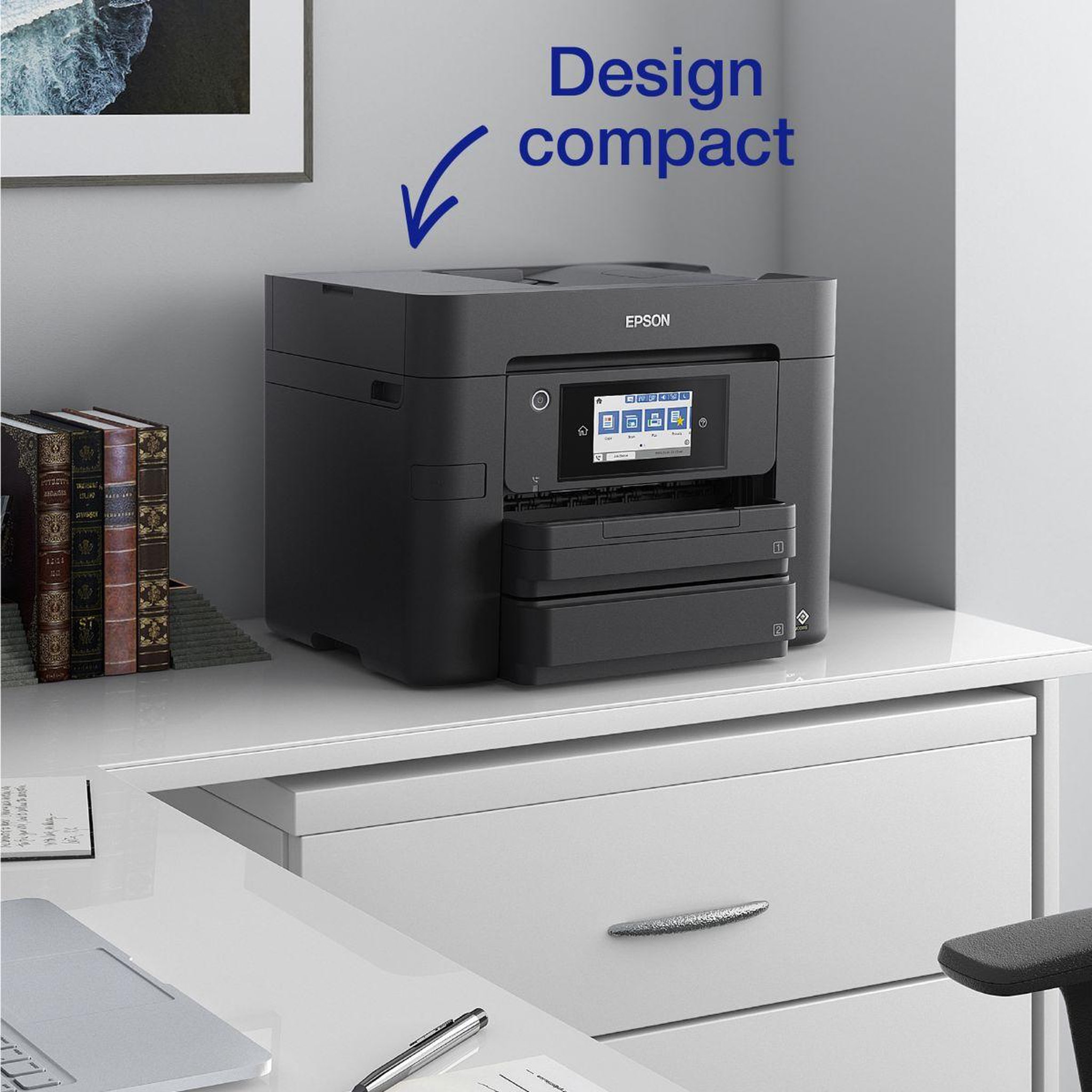 Voir la diapositive 4 : Epson Imprimante jet d'encre workforce wf-4830dtwf