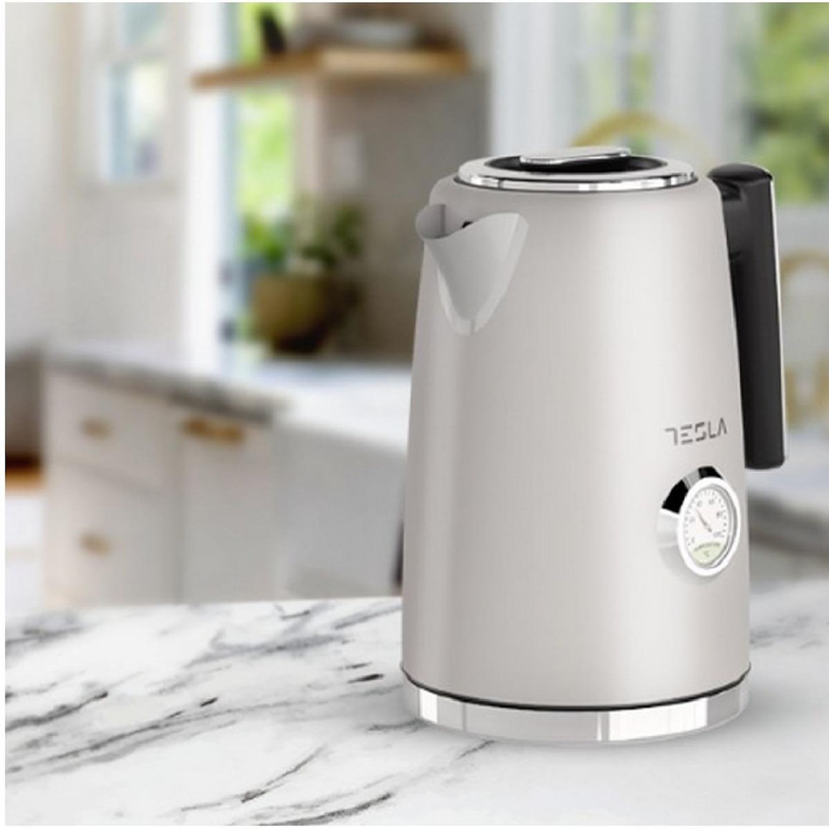 TESLA Bouilloire sans fil 1,7l 2200w crème - KT600CX