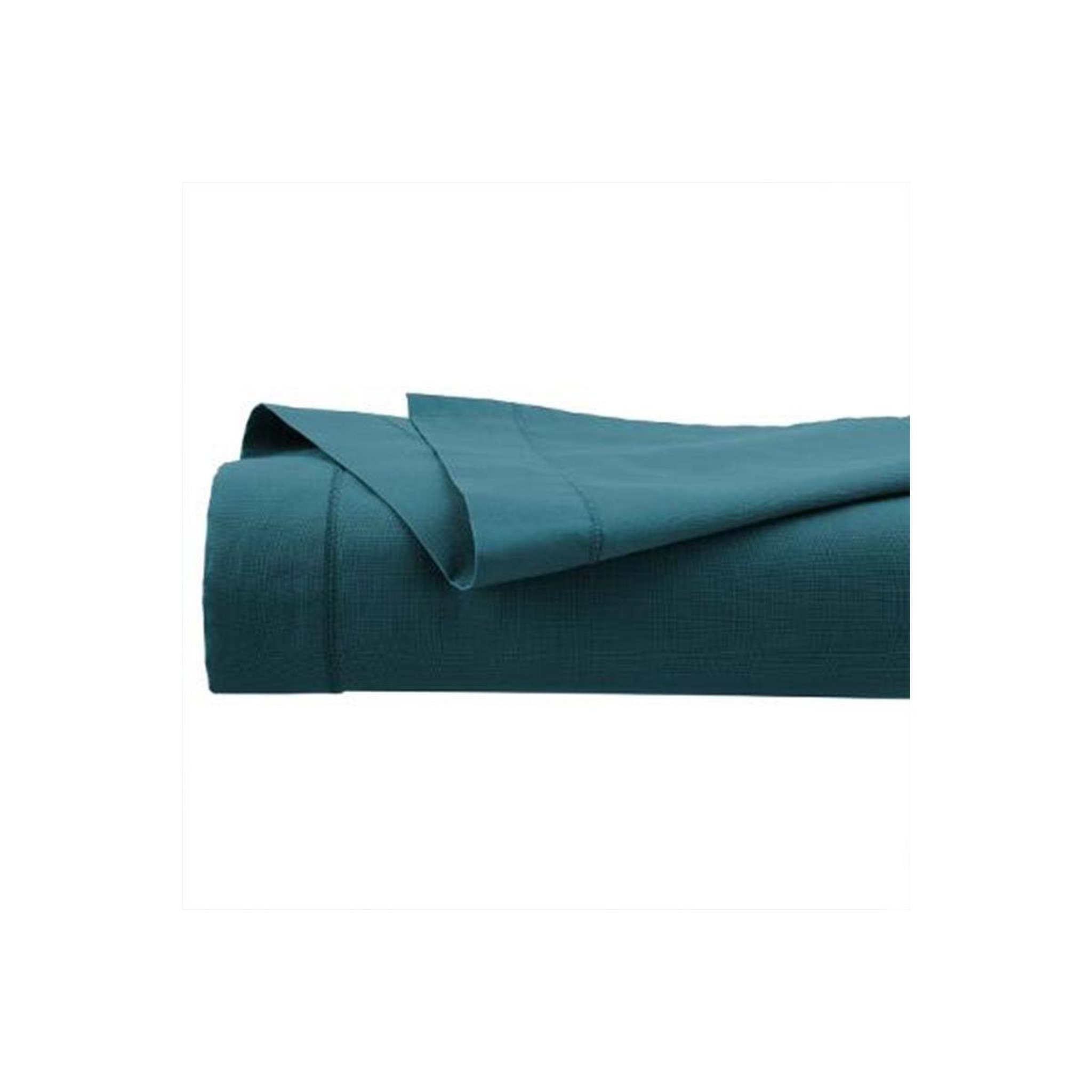 Voir la diapositive 2 : ATMOSPHERA Drap plat  intérieur  180x290cm bleu canard