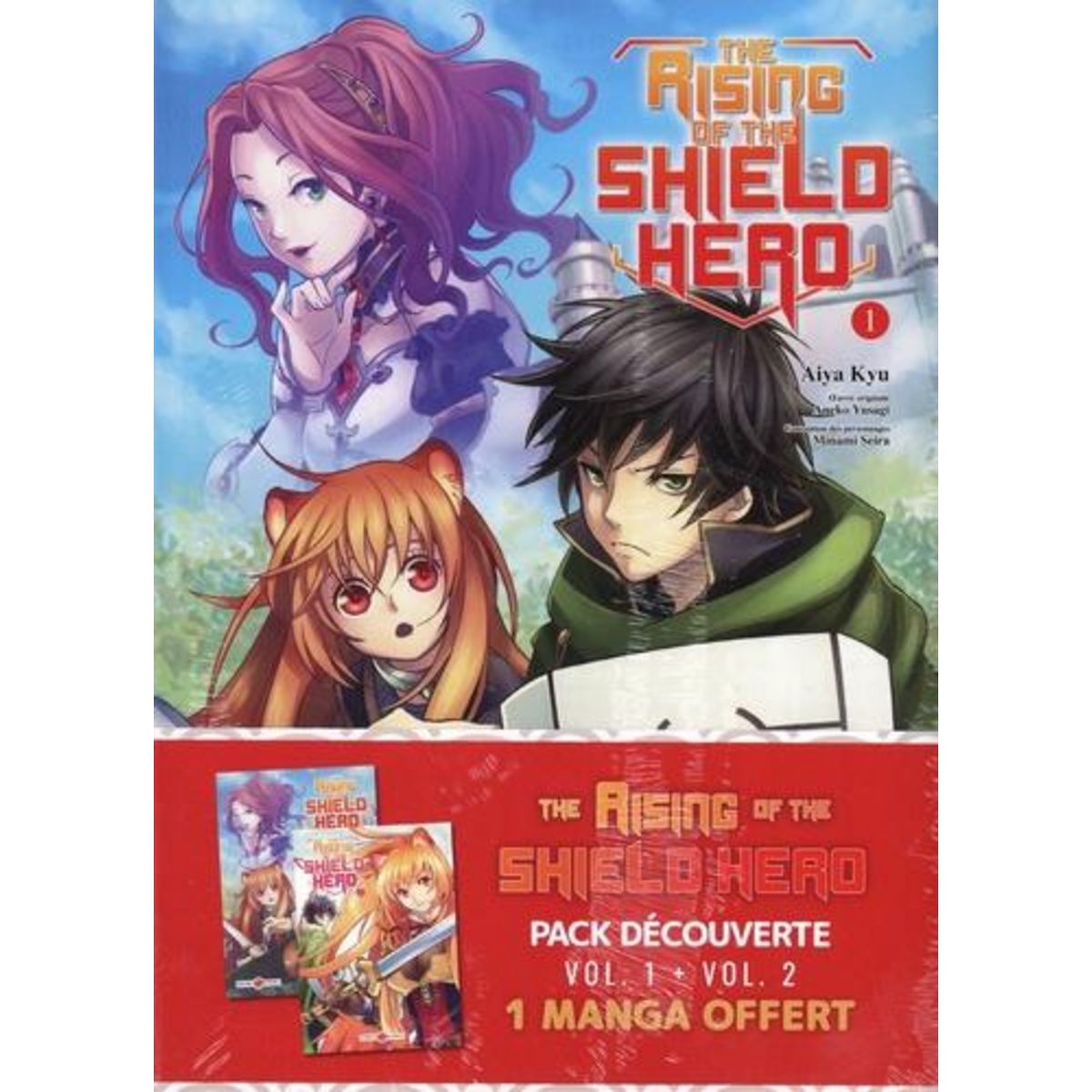 THE RISING OF THE SHIELD HERO : PACK DECOUVERTE EN 2 VOLUMES : TOMES 1 ET 2, Yusagi Aneko