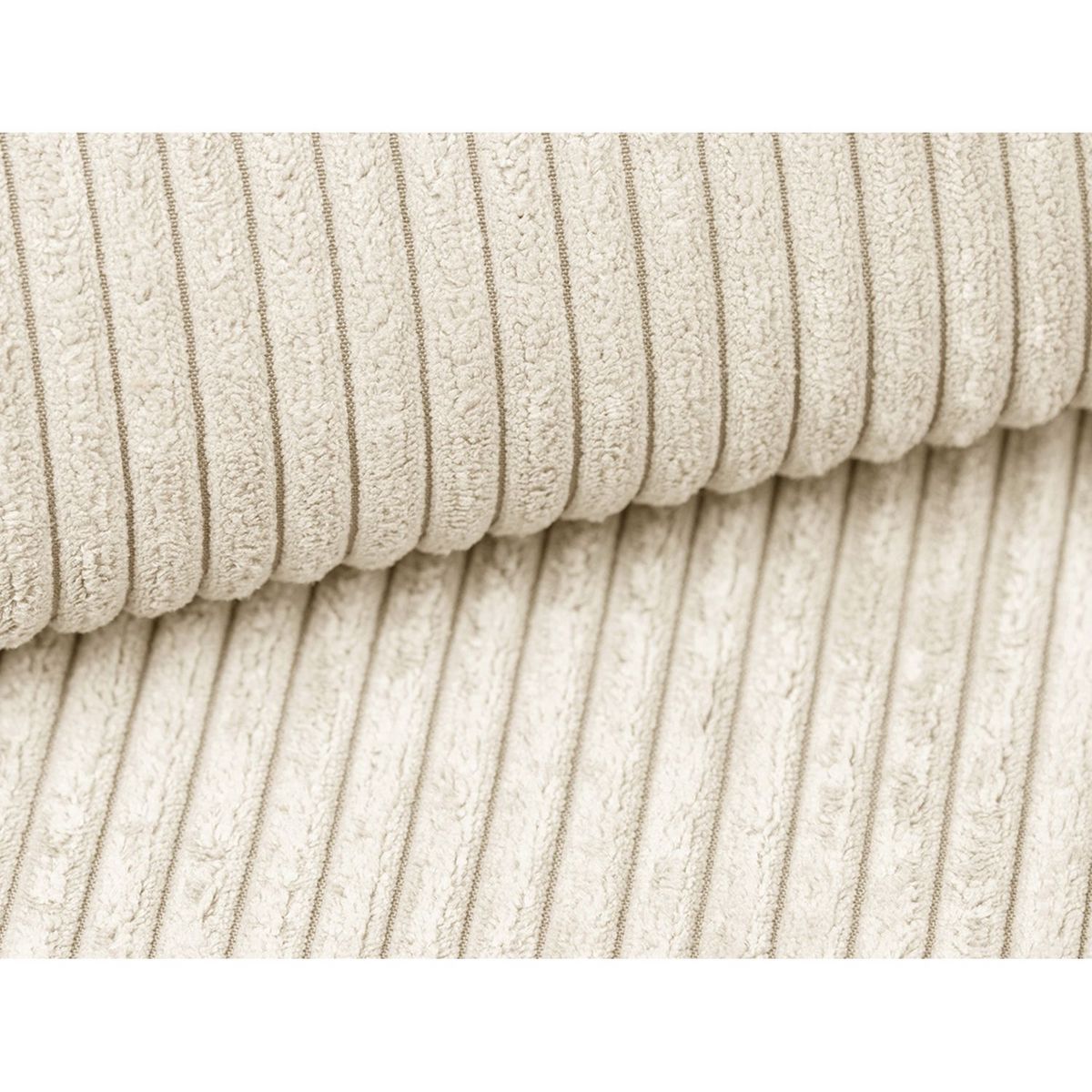 Pouf velours côtelé  DAPHNE