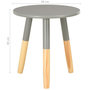 Voir la diapositive 6 : VIDAXL Tables d'appoint 2 pcs Gris Pin massif