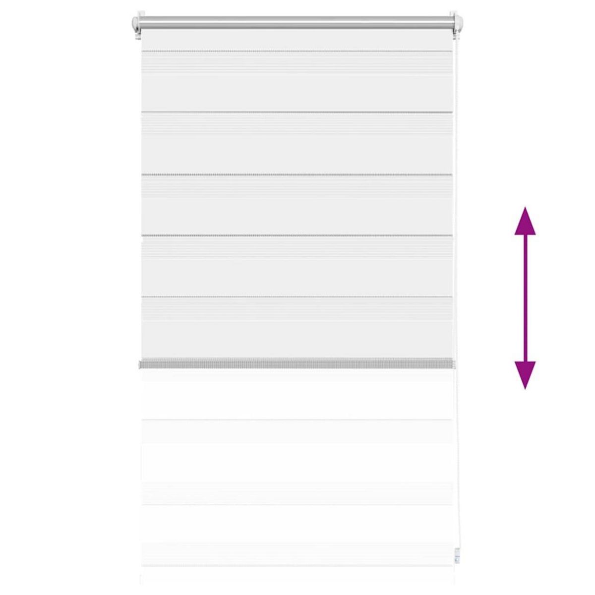 VIDAXL Store 50 x 10 cm Blanc