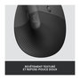 Voir la diapositive 3 : Logitech Souris Sans Fil - LOGITECH - LIFT for Business - Ergonomique Verticale - Bluetooth - Clics Silencieux - USB Logi Bolt - Graphite