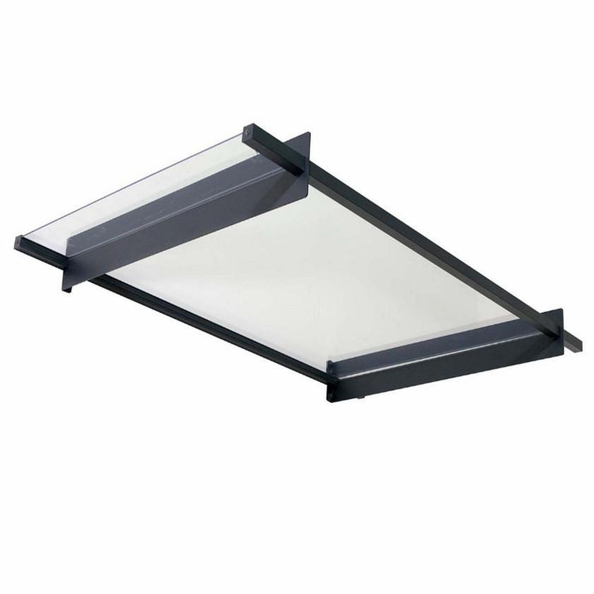 Palram Marquise transparente 93.5x150cm gris foncé - 706192
