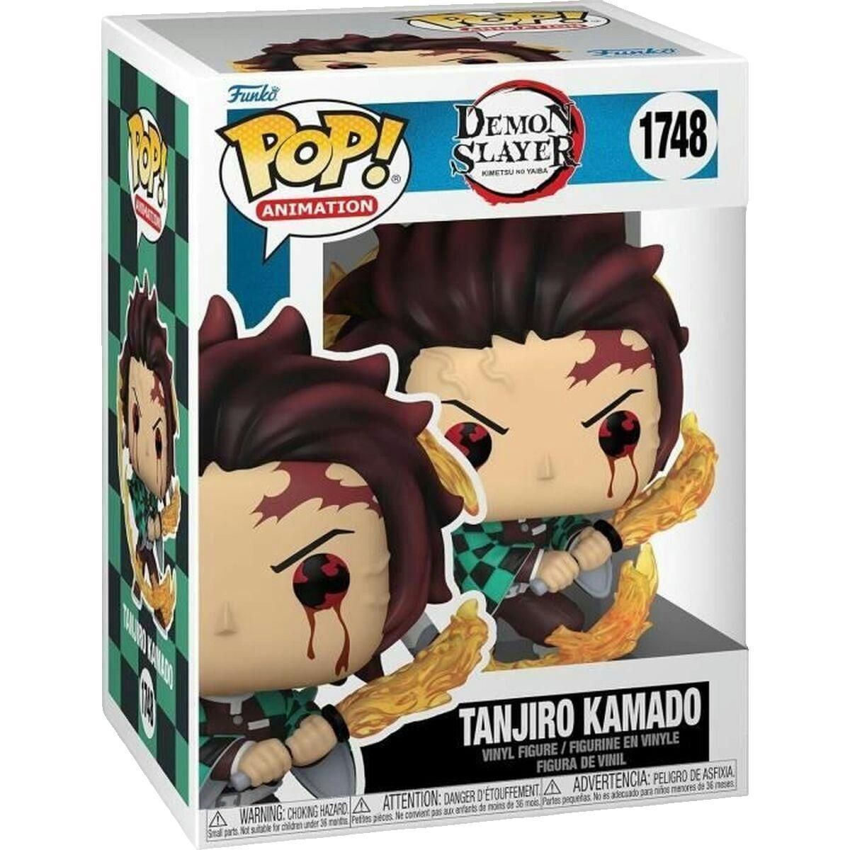 Funko Figurine Funko Pop! Tanjiro marron/vert/noir
