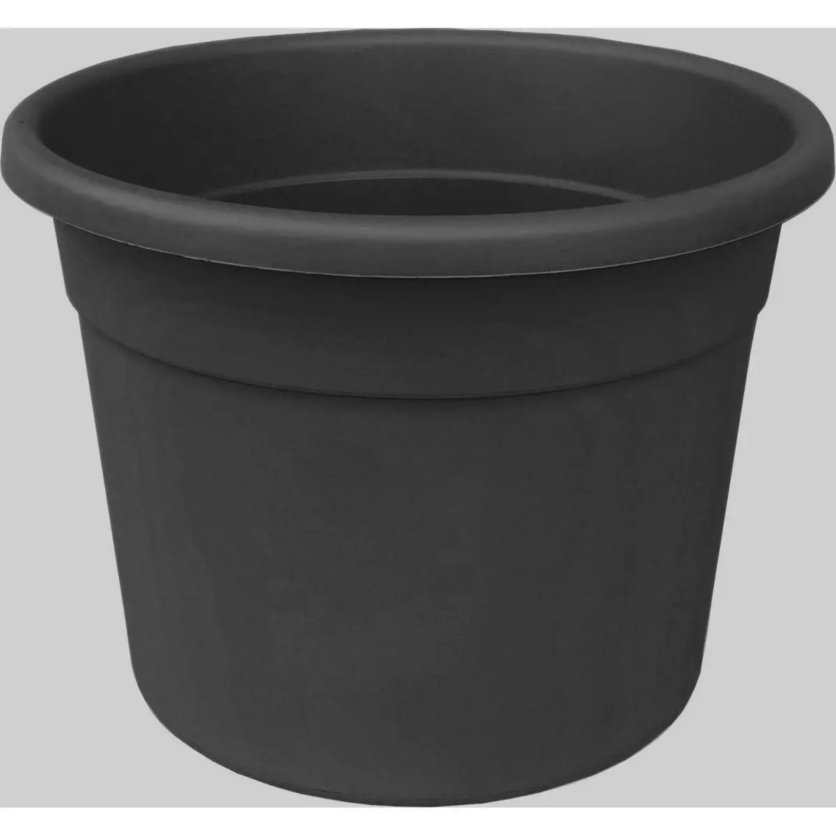 GARDENSTAR Pot en plastique droit - D40cm H30cm - Noir