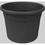GARDENSTAR Pot en plastique droit - D40cm H30cm - Noir