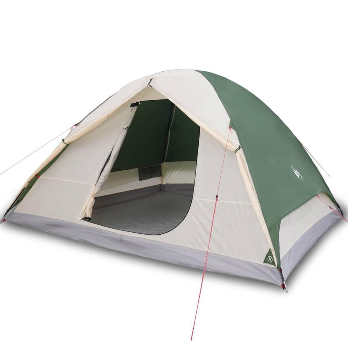 VIDAXL Tente de camping a dome 6 personnes vert impermeable