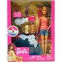 BARBIE Barbie famille coffret le bain des chiots