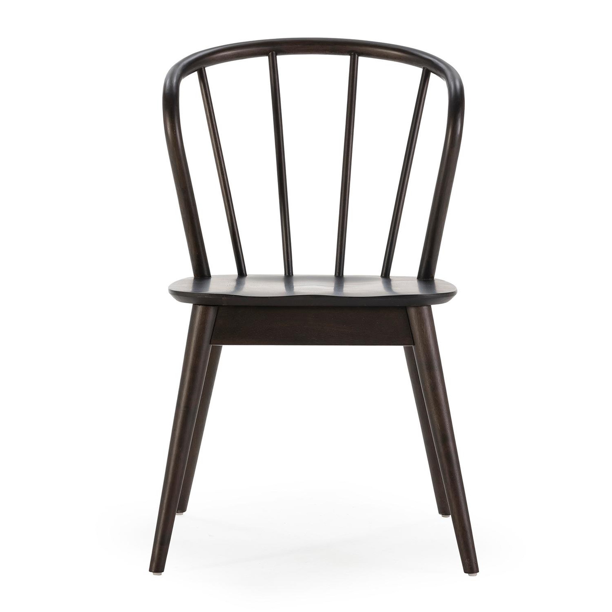 Voir la diapositive 3 : VS VENTA-STOCK Pack 2 chaises Brisa en bois coleur noir