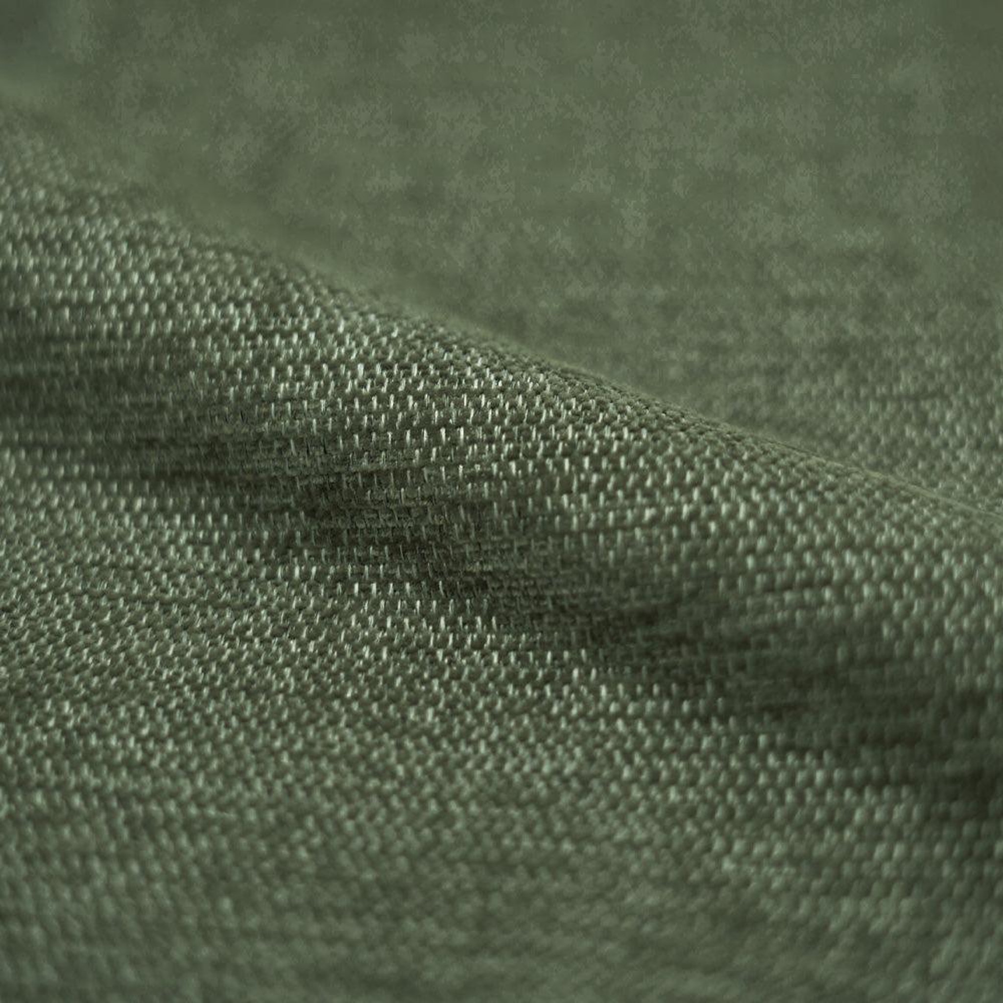 Voir la diapositive 3 : MAISON PAVANE Chaise en tissu vert chiné et pieds noirs-aby