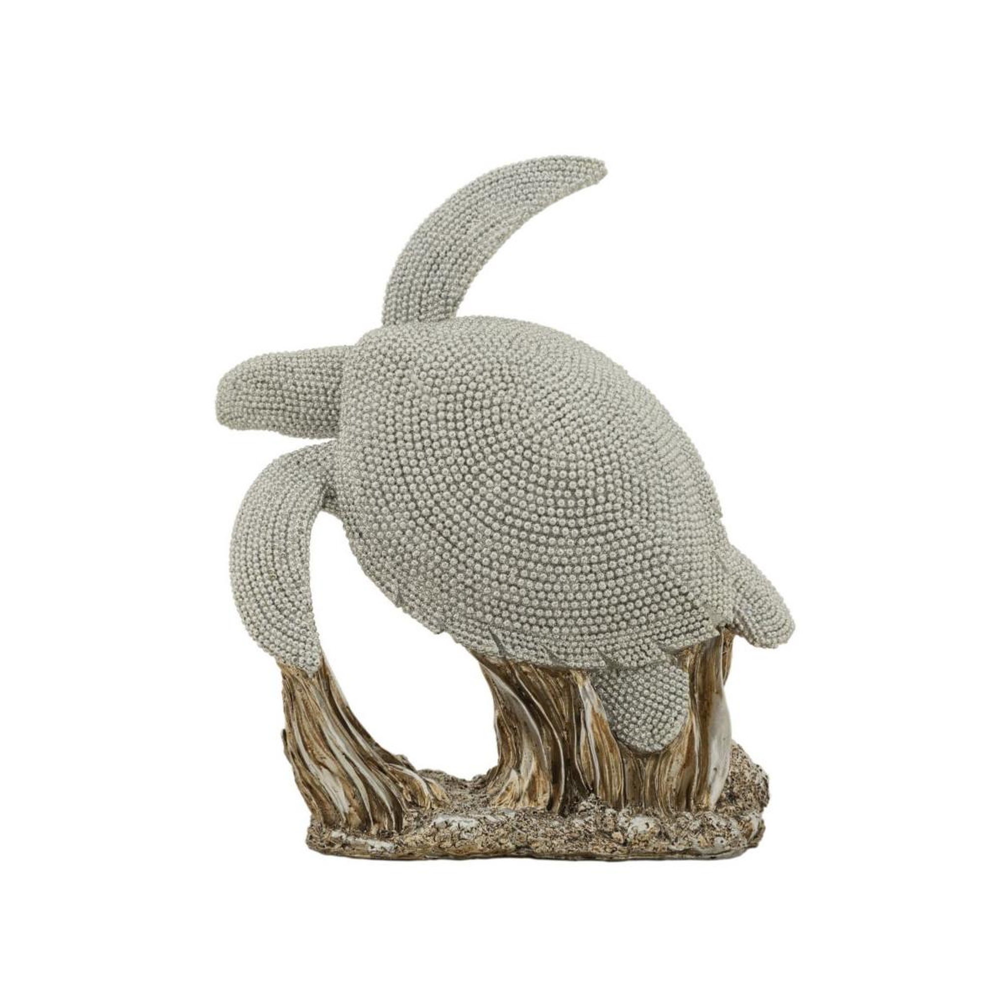 Paris Prix Statuette déco tortue  sparky  22cm argent