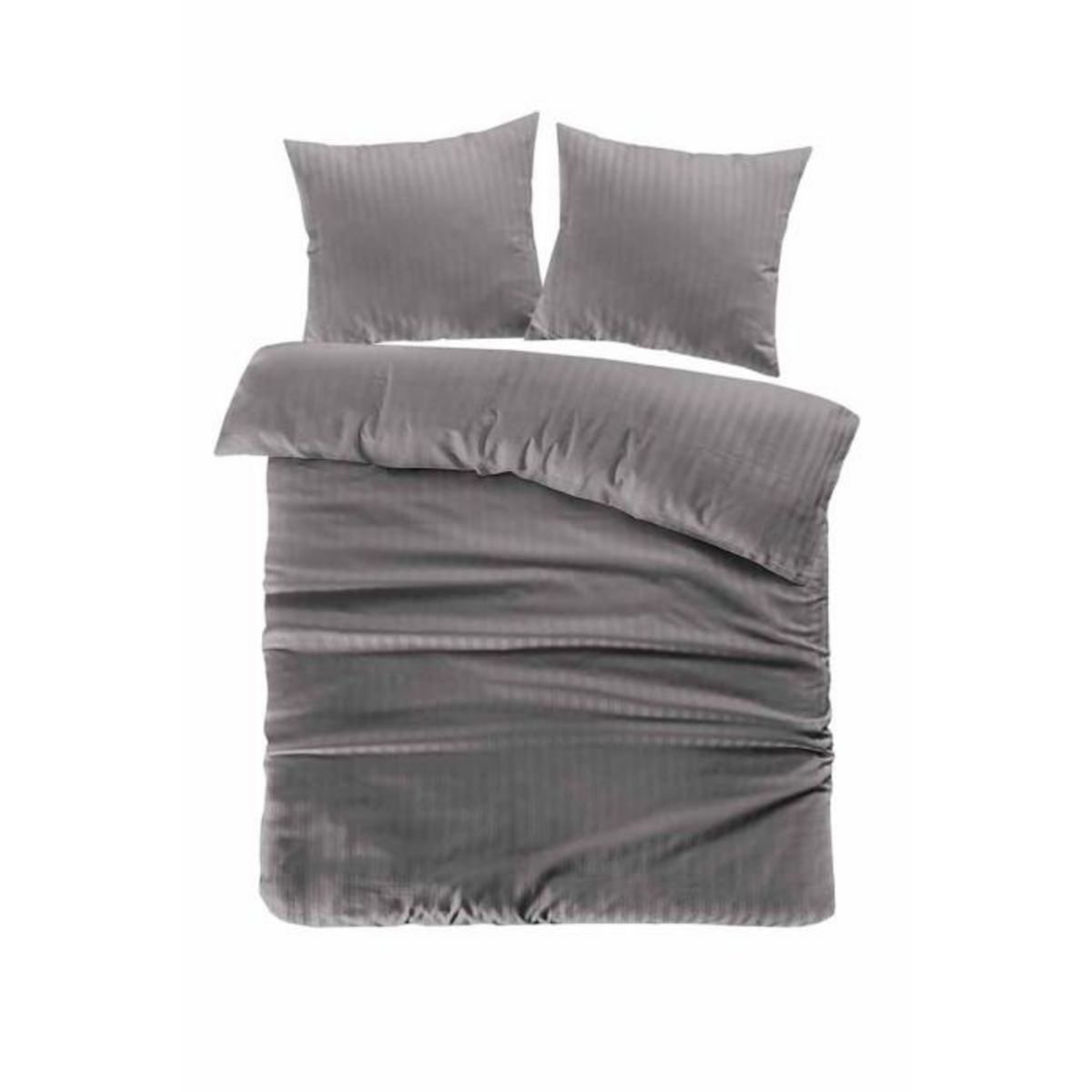 Paris Prix Parure de Lit 2 Pièces  Valerina  140x200cm Gris