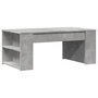Voir la diapositive 2 : VIDAXL Table basse gris beton 102x55x42 cm bois d'ingenierie