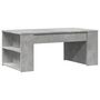 Voir la diapositive 2 : VIDAXL Table basse gris beton 102x55x42 cm bois d'ingenierie