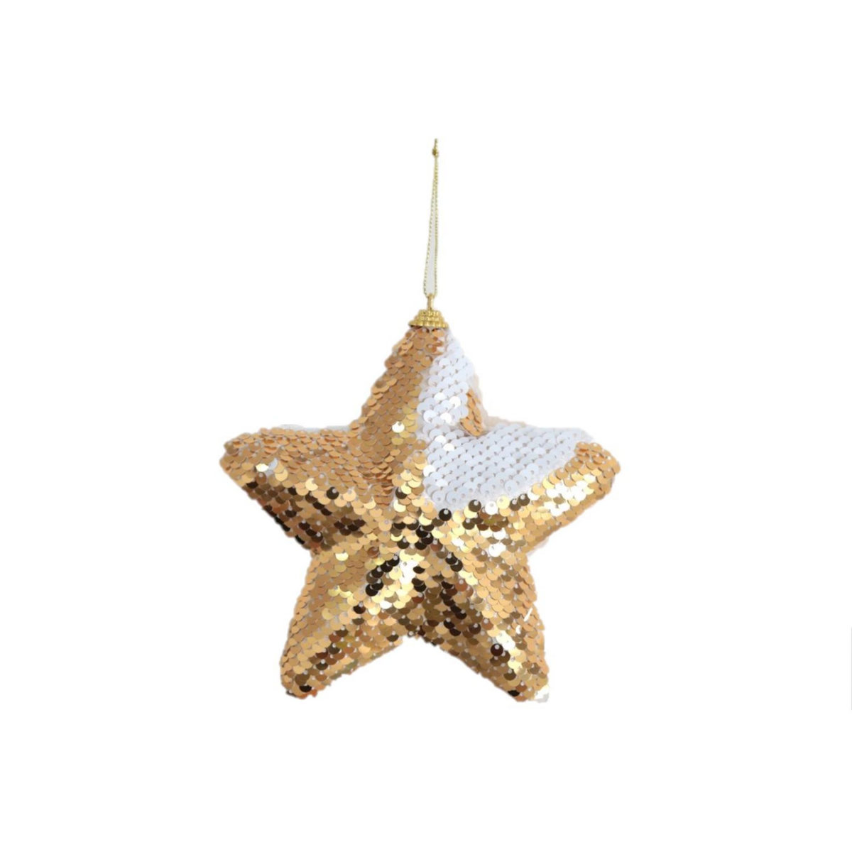 HEART OF THE HOME Décoration pour sapin de Noël en sequin Etoile