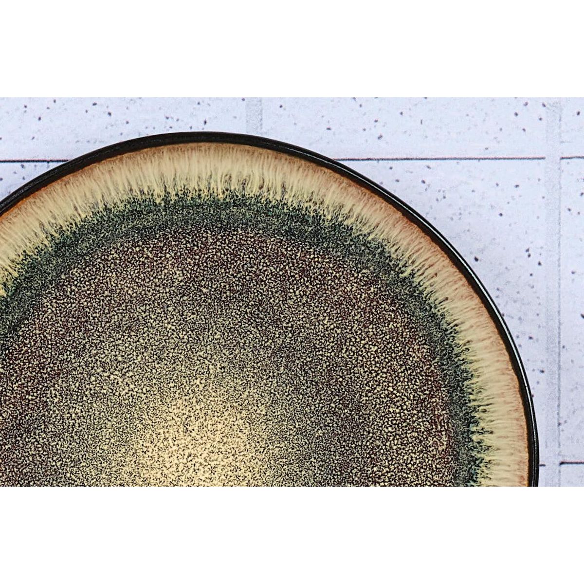 BJORN Assiette IRIS Ø21,5cm - 6 pièces - Marron sauvage