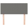 Voir la diapositive 3 : VIDAXL Tete de lit Gris fonce 100x5x78/88 cm Tissu