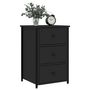 Voir la diapositive 3 : VIDAXL Tables de chevet 2 pcs noir 40x36x60 cm bois d'ingenierie