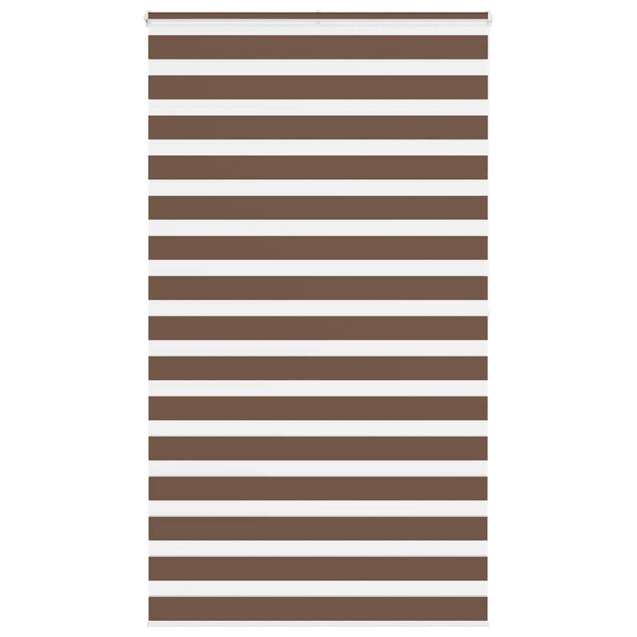 VIDAXL Store zebre marron 135x200cm largeur du tissu 130,9cm polyester