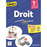 DROIT 1RE STMG LES CAHIERS STMG. POCHETTE ELEVE, EDITION 2025, Deltombe Véronique
