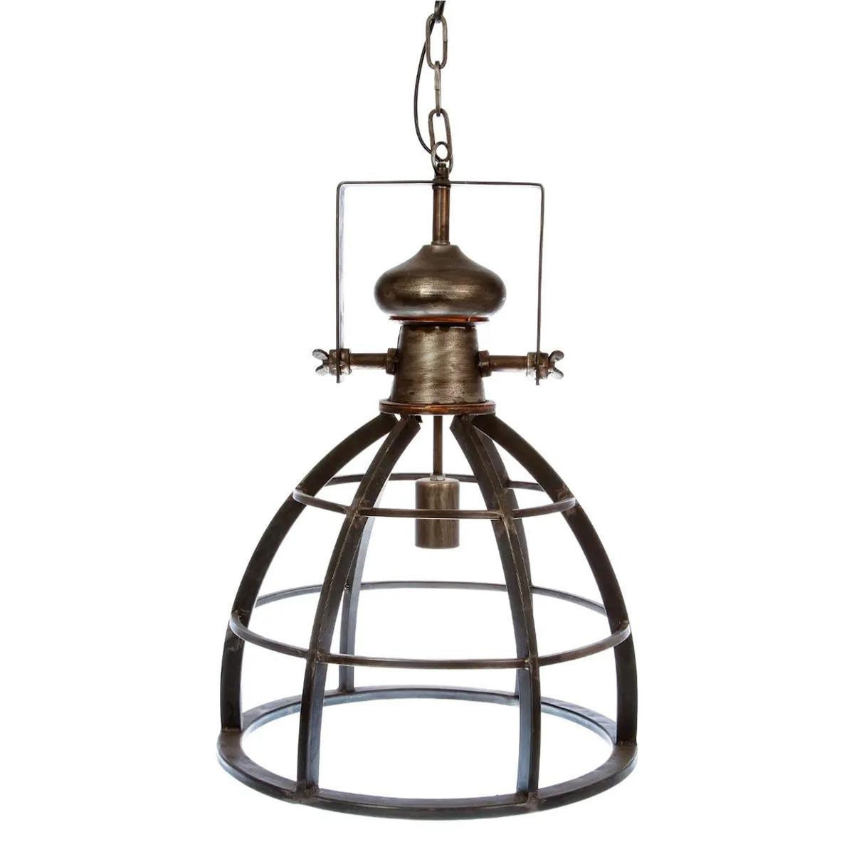 ATMOSPHERA Lampe Suspension Métal  Factory  58cm Gris