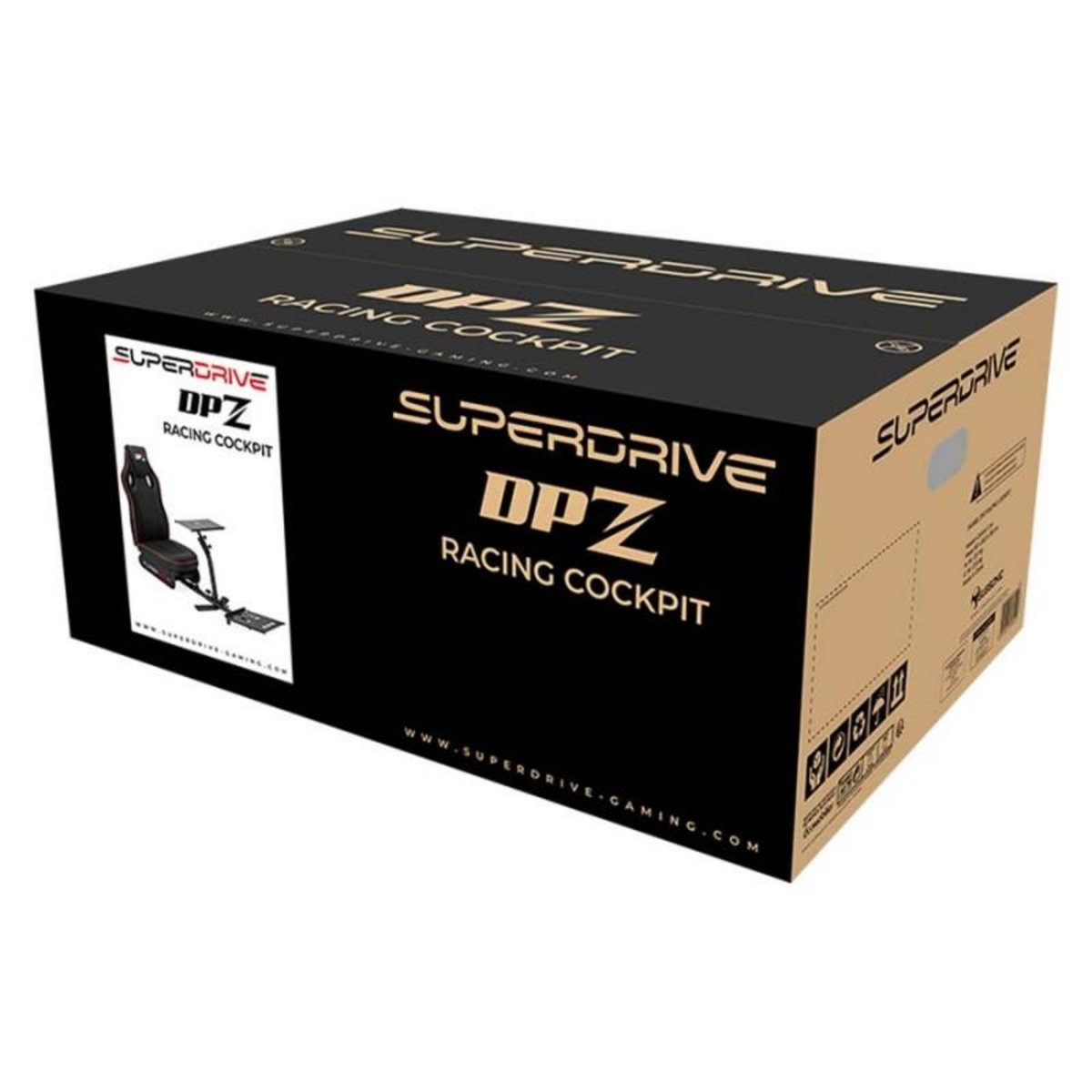 Subsonic Siège gaming de simulation DPZ avec support pour volant et pédalier - PS5, Xbox Serie, PS4, PC
