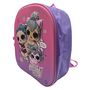 Voir la diapositive 4 : LOL Sac à goûter maternelle 3D polyester fuchsia et violet L.O.L SURPRISE