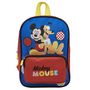Voir la diapositive 1 : DISNEY Sac maternelle avec pochette avant bleu Mickey